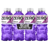 POWERADE Electrolyte Enhanced Zero Sugar Grape Sports Drink, 20 Ounce (Pack of 8) | Sugar-free Sport Beverage Enhanced with Electrolytes | 50% More Electrolytes vs. the Leading Sports Drink (per 12oz serving)*