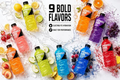 Powerade Variety Pack 9 Flavors (28 oz Bottles) – Hydration Sports Drink Bundle with Mountain Berry Blast, Fruit Punch, Lemon Lime, Orange, Grape, Strawberry Lemonade, Island Burst, Sour Green Apple & Peach Pucker