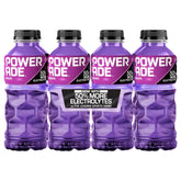 POWERADE Sports Drink Grape, 20 Ounce (Pack of 8) | Sport Beverage Enhanced with Electrolytes | 50% More Electrolytes vs. the Leading Sports Drink (per 12oz serving)*