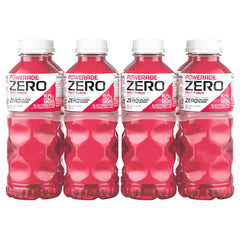 POWERADE ZERO Fruit Punch, 20 fl oz, 8 Pack | Sugar-free Sport Beverage Enhanced with Electrolytes | 50% More Electrolytes vs. the Leading Sports Drink (per 12oz serving)*