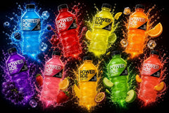 Powerade Variety Pack 9 Flavors (28 oz Bottles) – Hydration Sports Drink Bundle with Mountain Berry Blast, Fruit Punch, Lemon Lime, Orange, Grape, Strawberry Lemonade, Island Burst, Sour Green Apple & Peach Pucker