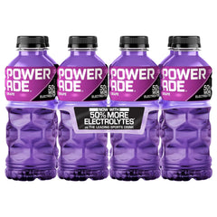 POWERADE Sports Drink Grape, 20 Ounce (Pack of 8) | Sport Beverage Enhanced with Electrolytes | 50% More Electrolytes vs. the Leading Sports Drink (per 12oz serving)*
